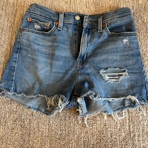 Levi’s High Rise Shorts